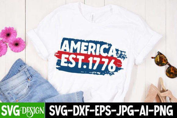 America Est.1776 SVG Design Free