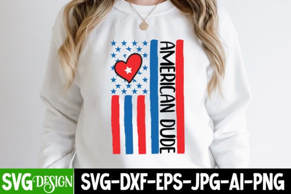 American Dude SVG Design: Graphics for T-Shirt Designs