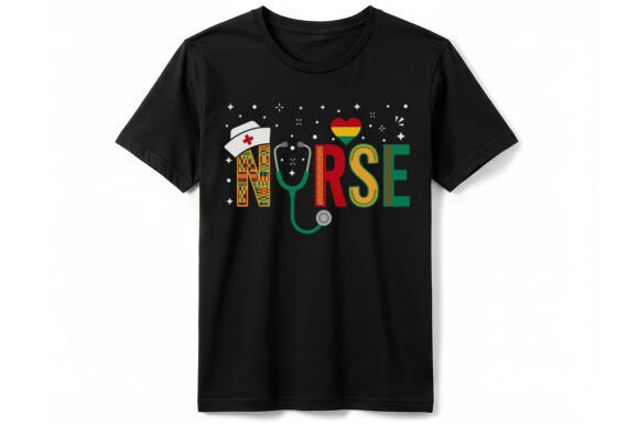 Black History Nurse Heritage T-shirt