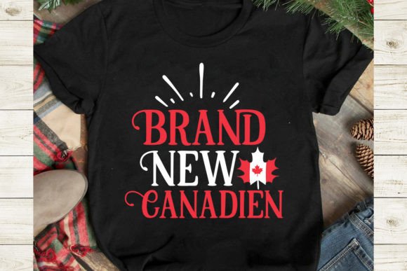 Brand New Canadien SVG Cut File: Graphics for T-Shirt Designs