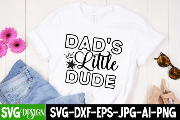 Dad's Little Dude SVG Cut File Graphics