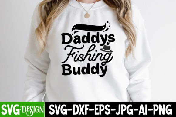 Daddys Fishing Buddy SVG Design