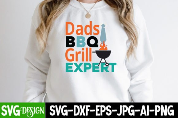 Dads BBQ Grill Expert SVG Cut File