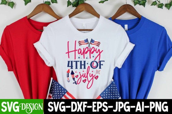 Happy 4th of July Free SVG Design