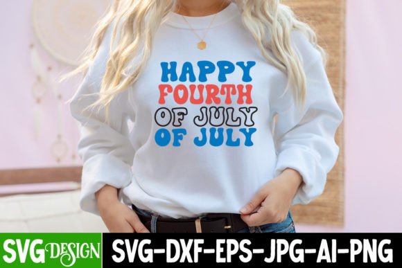 Happy Fourth of July SVG Design Graphics