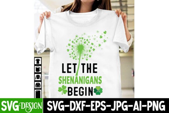 Let the Shenanigans Begin SVG Design: Graphics for T-Shirt Designs